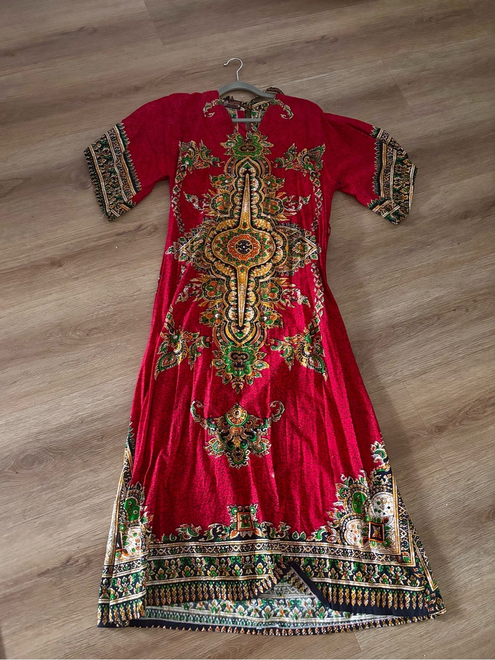 1960s/70s Vintage Thai Cotton Kaftan - One Size